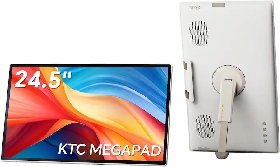 KTC A25Q5 25″ Gaming Monitor/Portable Monitor, Android Smart Touchscreen TV, 1080p