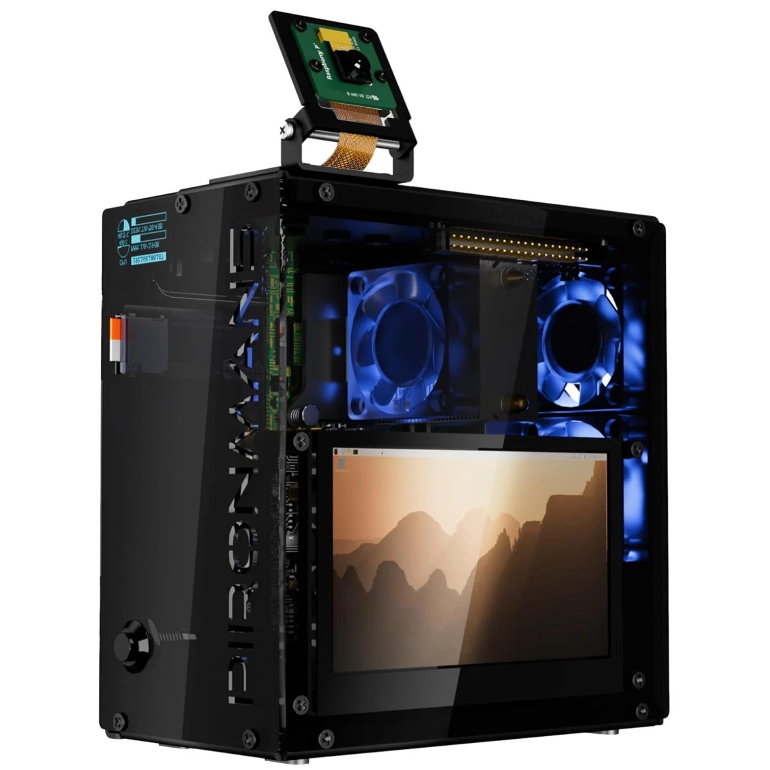 Gaming Mini PC Case for Raspberry Pi 5 – Pironman 5 Pro Max